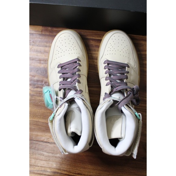 Mens Nike Air Jordan 1 Retro High Strap N7 Shoe Size 11 Cream AR4410-207 RARE main image 7